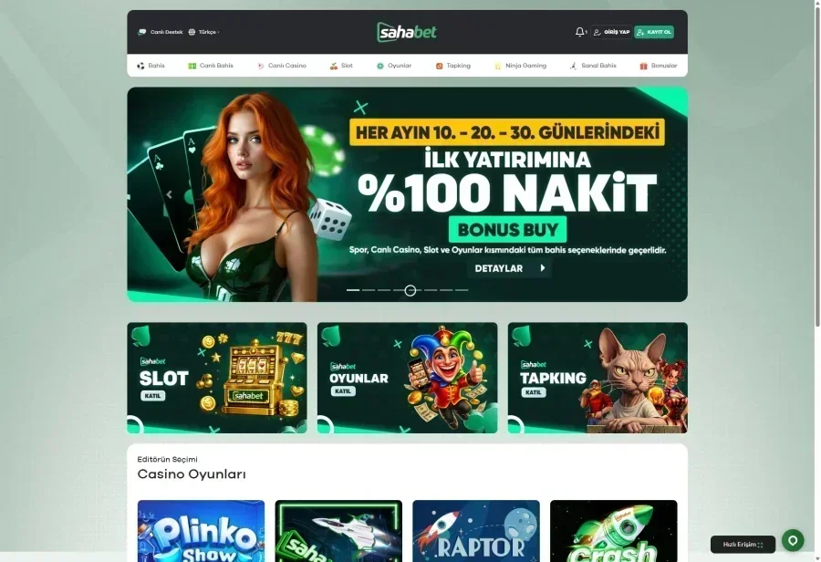 Sahabet ekran görüntüsü